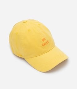 Boné Aba Curva em Sarja com Bordado No Calls