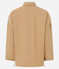 Camisa Sportcore em Viscose com Detalhes nos Punhos