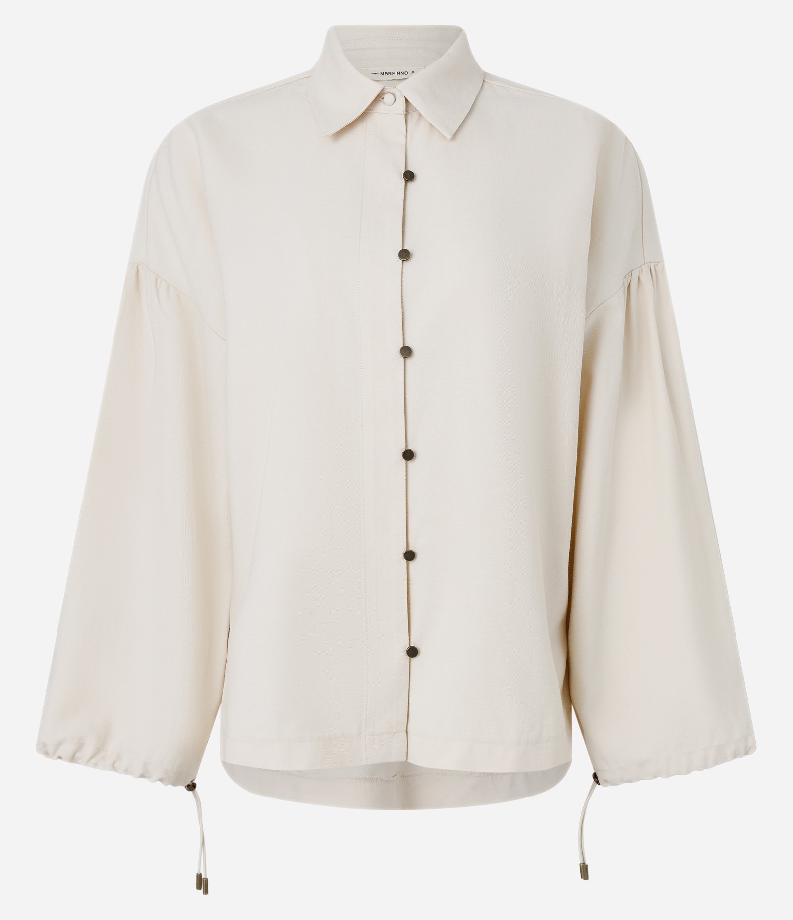 Camisa Sportcore em Viscose com Detalhes nos Punhos Off White 5