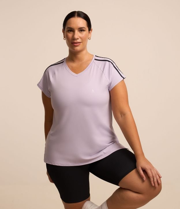 Bermuda Ciclista Esportiva em Poliamida Canelada com Bolso Interno Curve & Plus Size