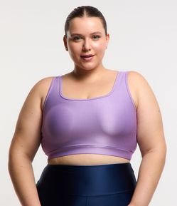 Top Regata Esportivo Canelado com Alça Reta Curve & Plus Size