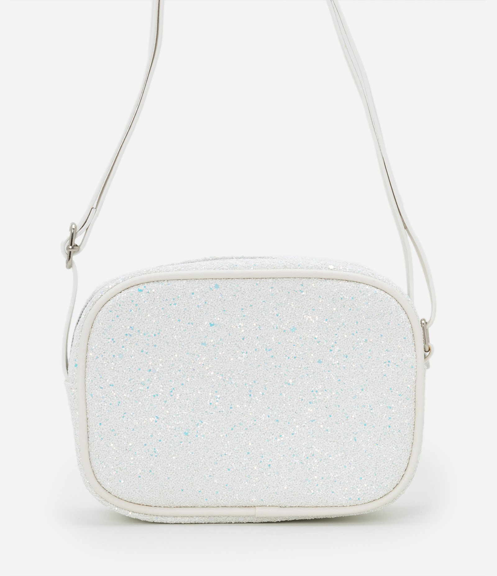 Bolsa Infantil Transversal com Brilhos - Tam Único Branco 3