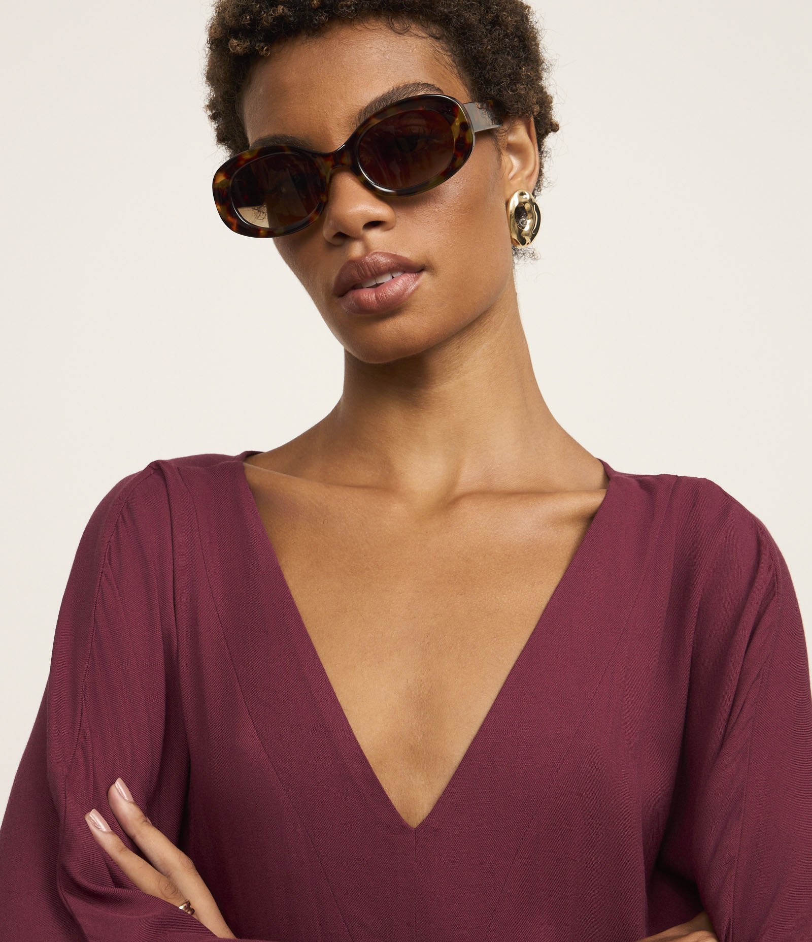 Macacão Cenoura em Viscose com Elástico na Cintura Vermelho 4