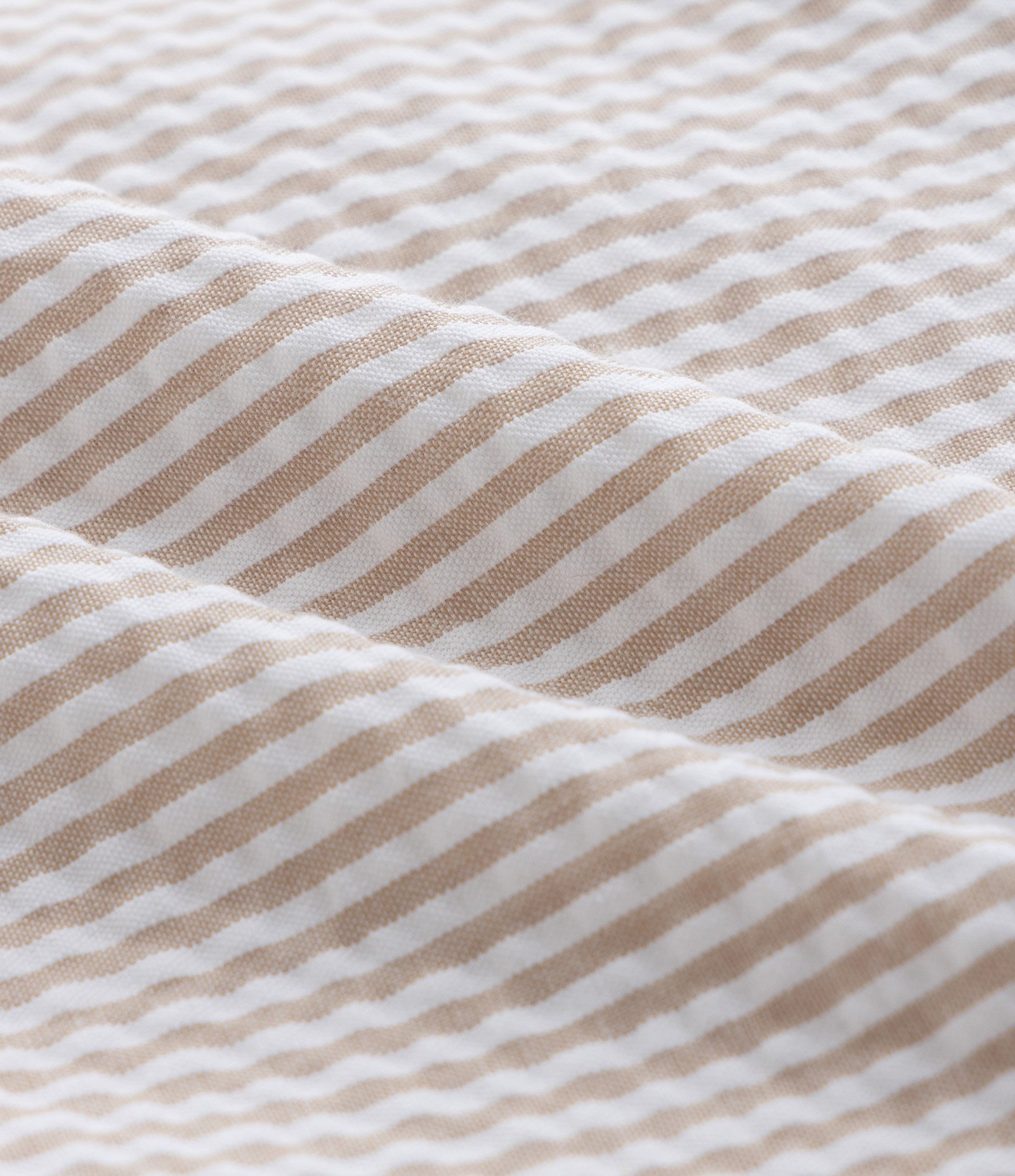 Camisa Infantil com Estampa Listrada - Tam 1 a 4 Anos Bege 3