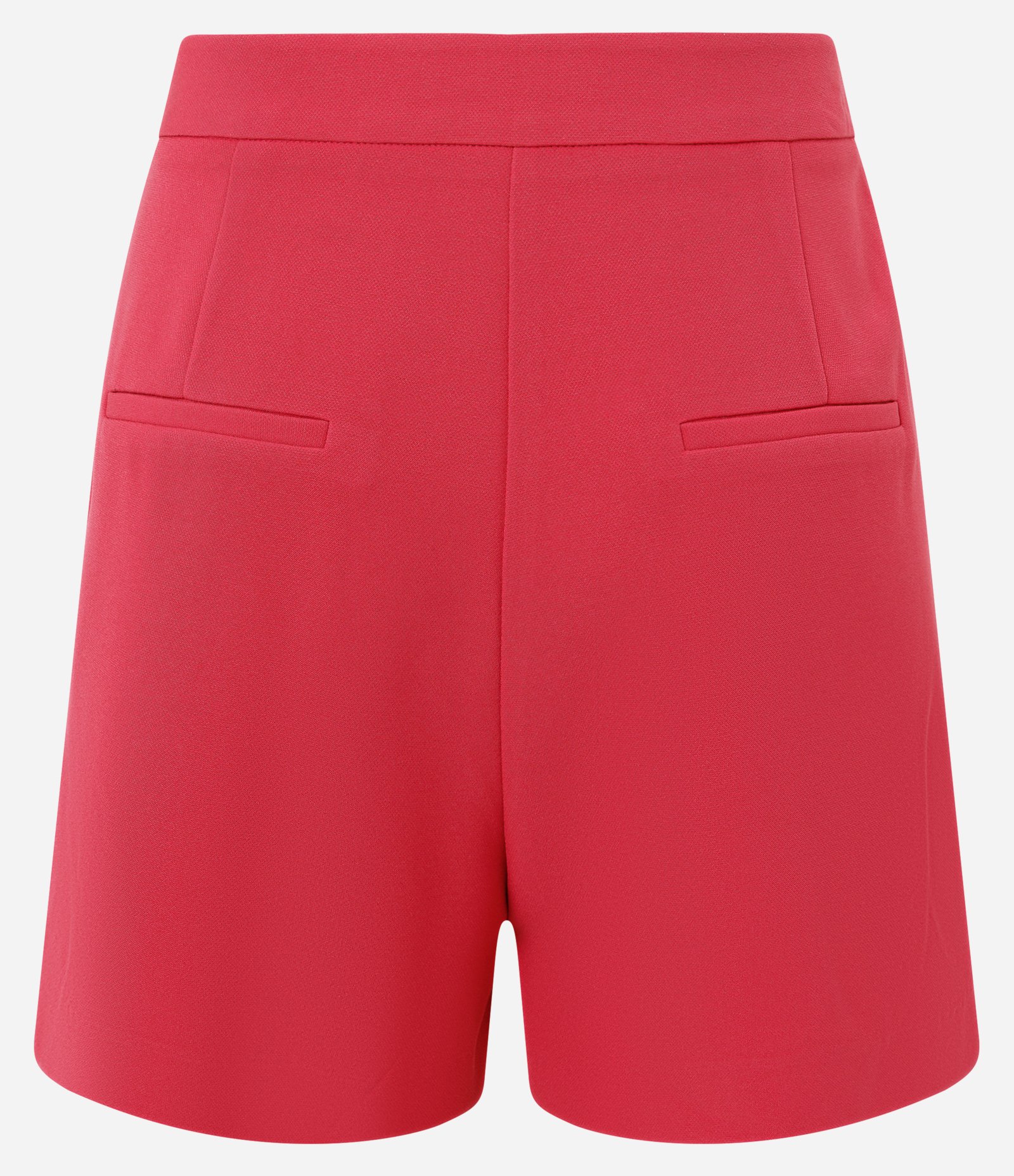 Short Alfaiatado Cintura Alta com Corrente na Cintura Vermelho 6