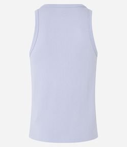 Regata Regular Básica em Ribana de Algodão