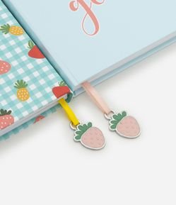 Kit 02 Cadernos com Lettering Change is Good e com Moranguinhos