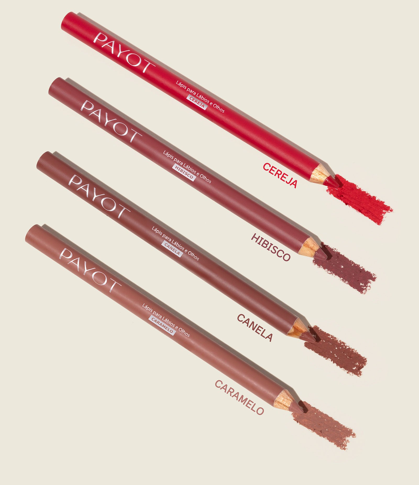 Lápis Multifuncional para Lábios e Olhos Payot Vermelho Cereja 3