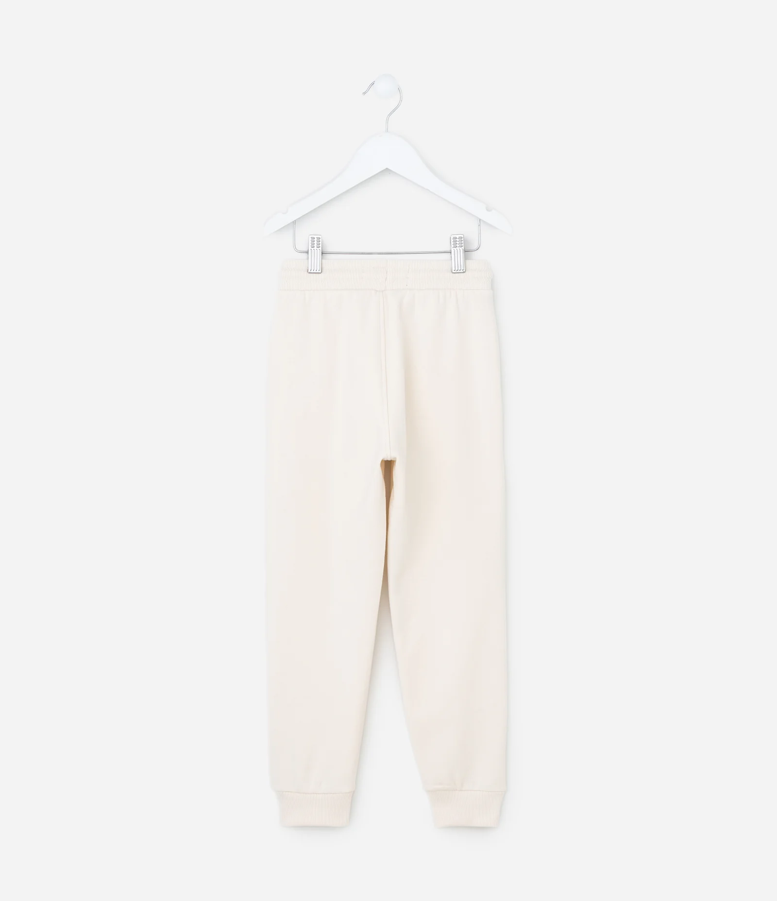 Calça Jogger Infantil em Moletom Quentinho - Tam 5 a 14 Anos Off White 2