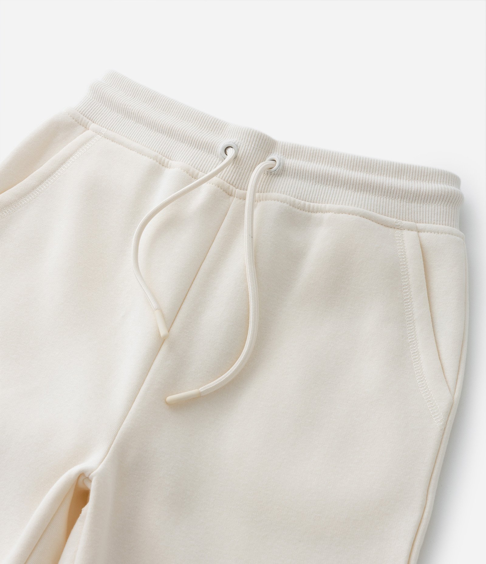 Calça Jogger Infantil em Moletom Quentinho - Tam 5 a 14 Anos Off White 6