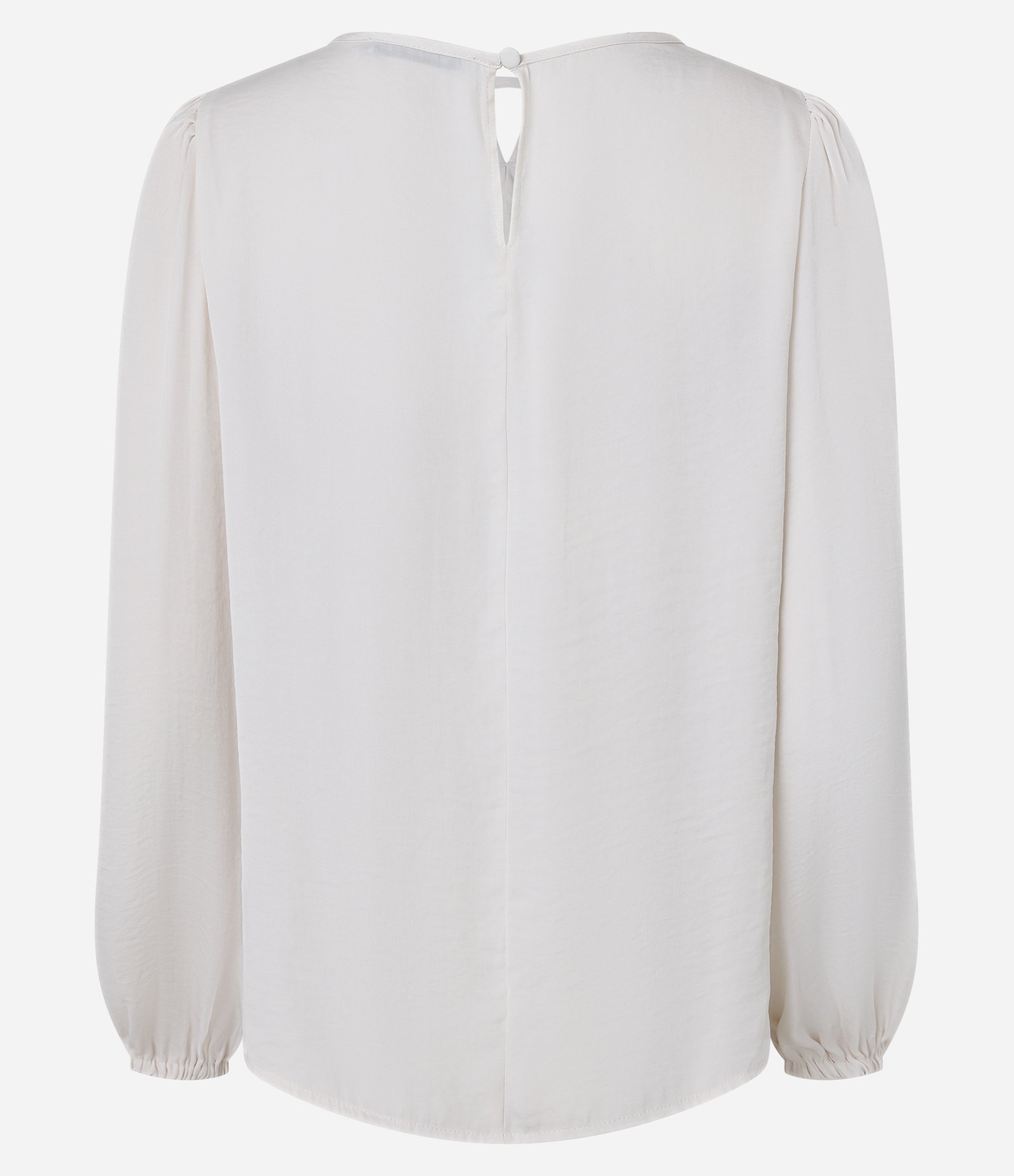 Blusa Acetinada com Detalhe de Gota Frontal Branco 6