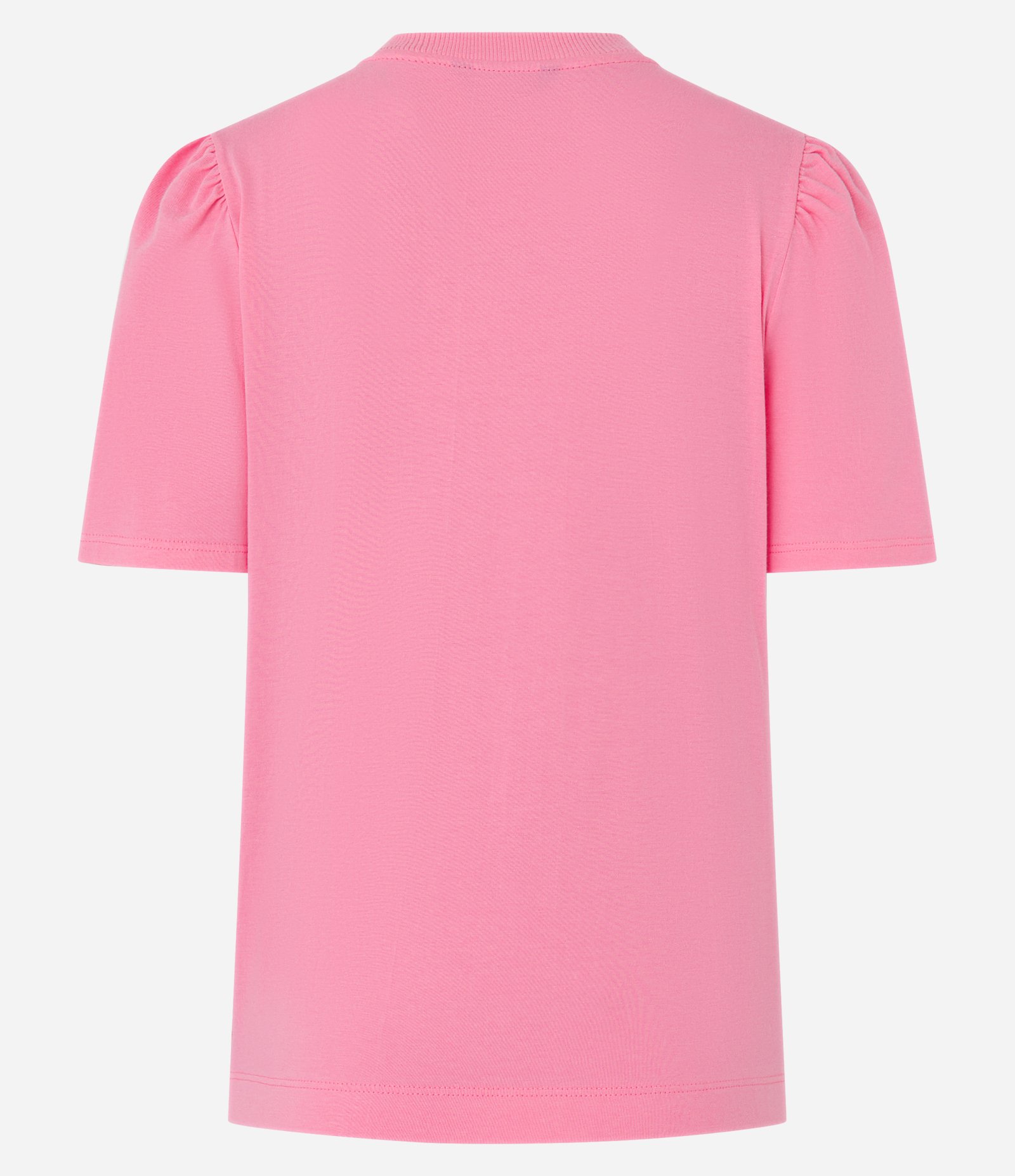 Blusa em Algodão com Manga Bufante e Bordados de Tigrinhos Rosa 6