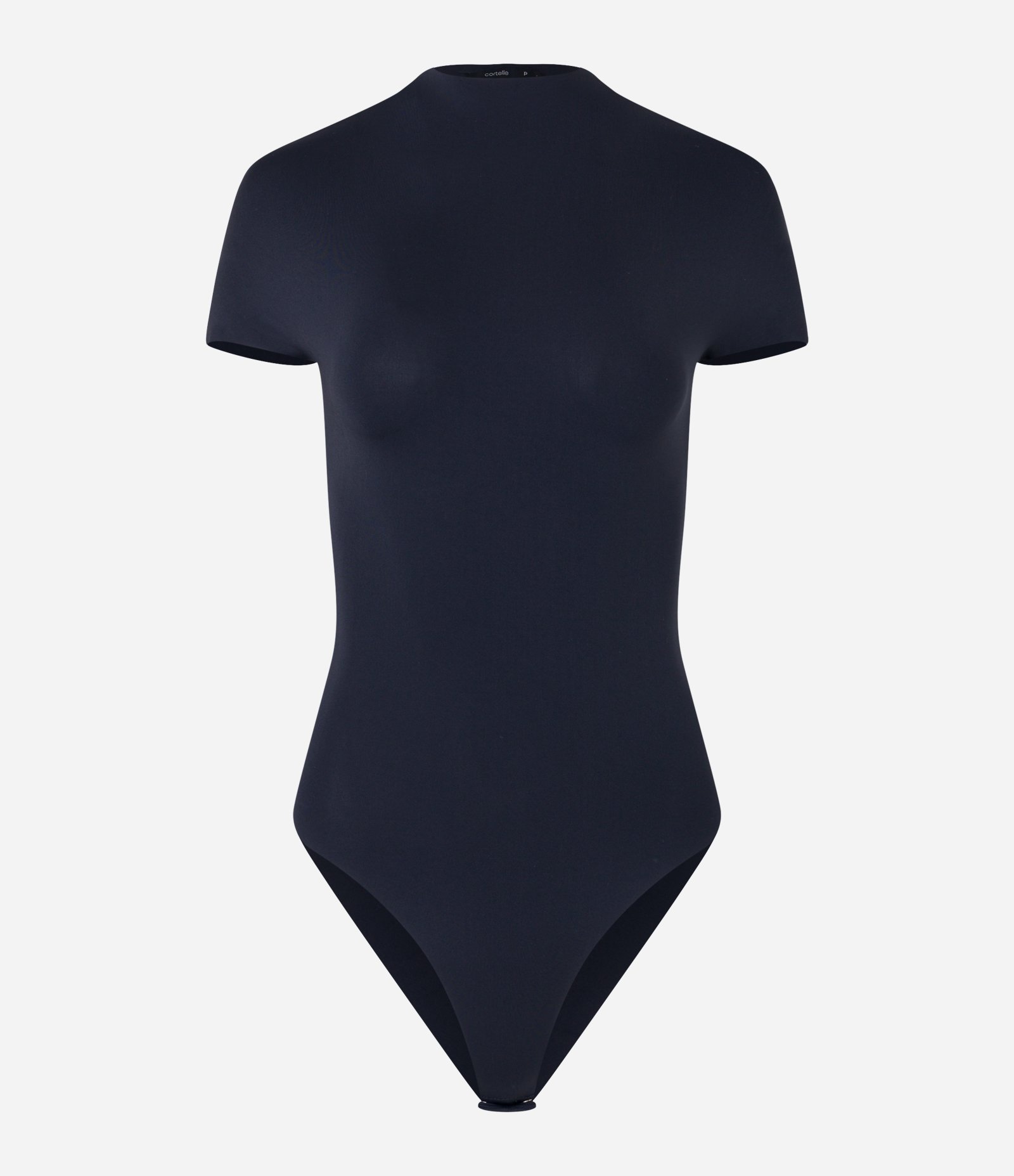 Body em Microfibra com Golinha Média Preto 7