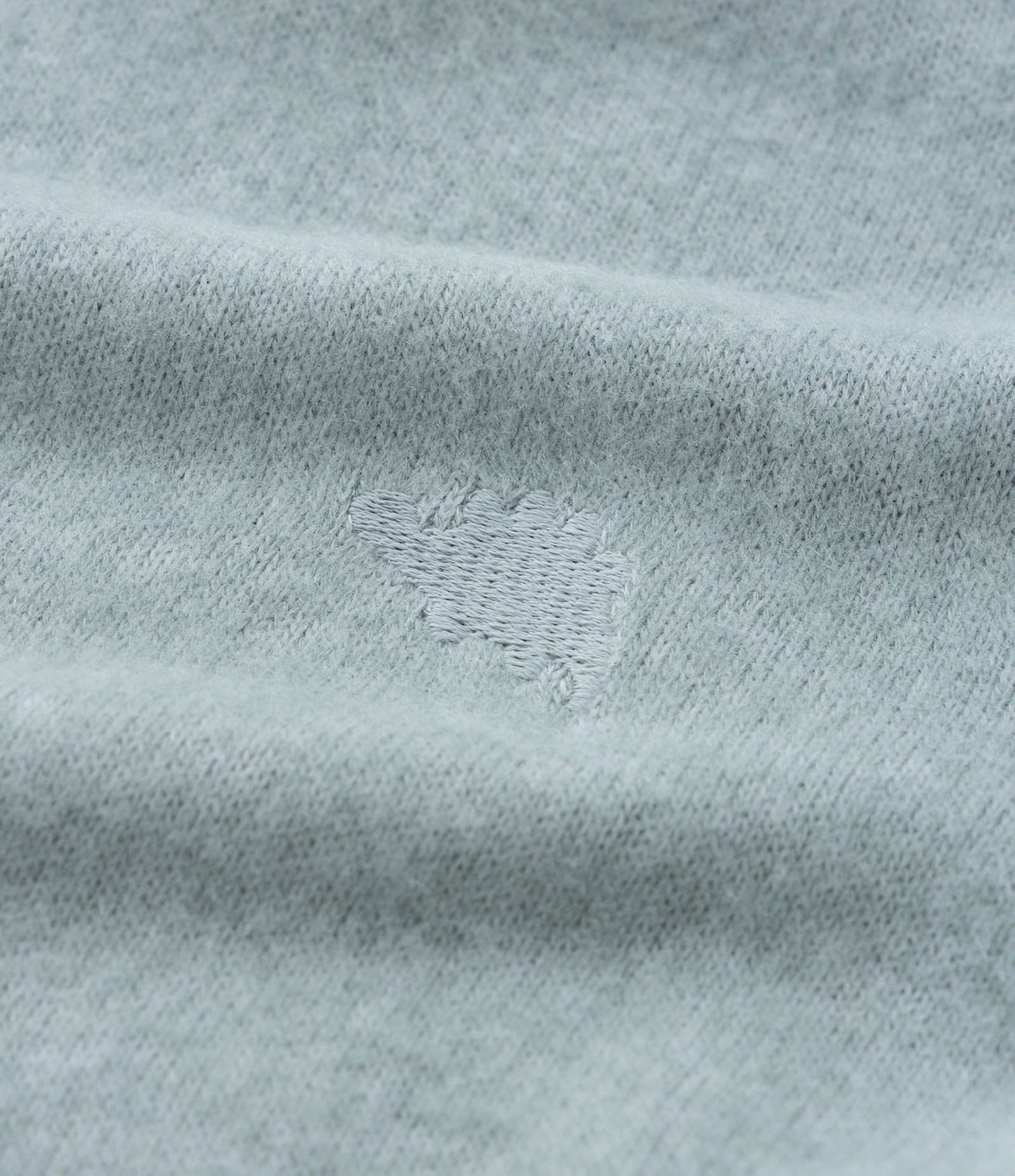 Blusão Infantil em Tricô com Efeito Flanelado e Bordado de Dino - Tam 0 a 18 Meses Cinza 7