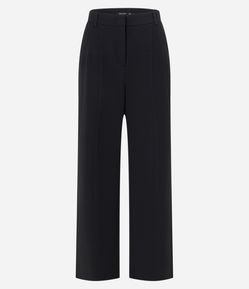 Calça Piquet Alfaiataria Crepe Reta