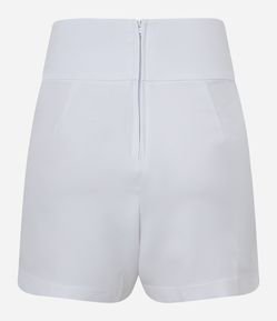 Short Curto em Crepe Sobreposto