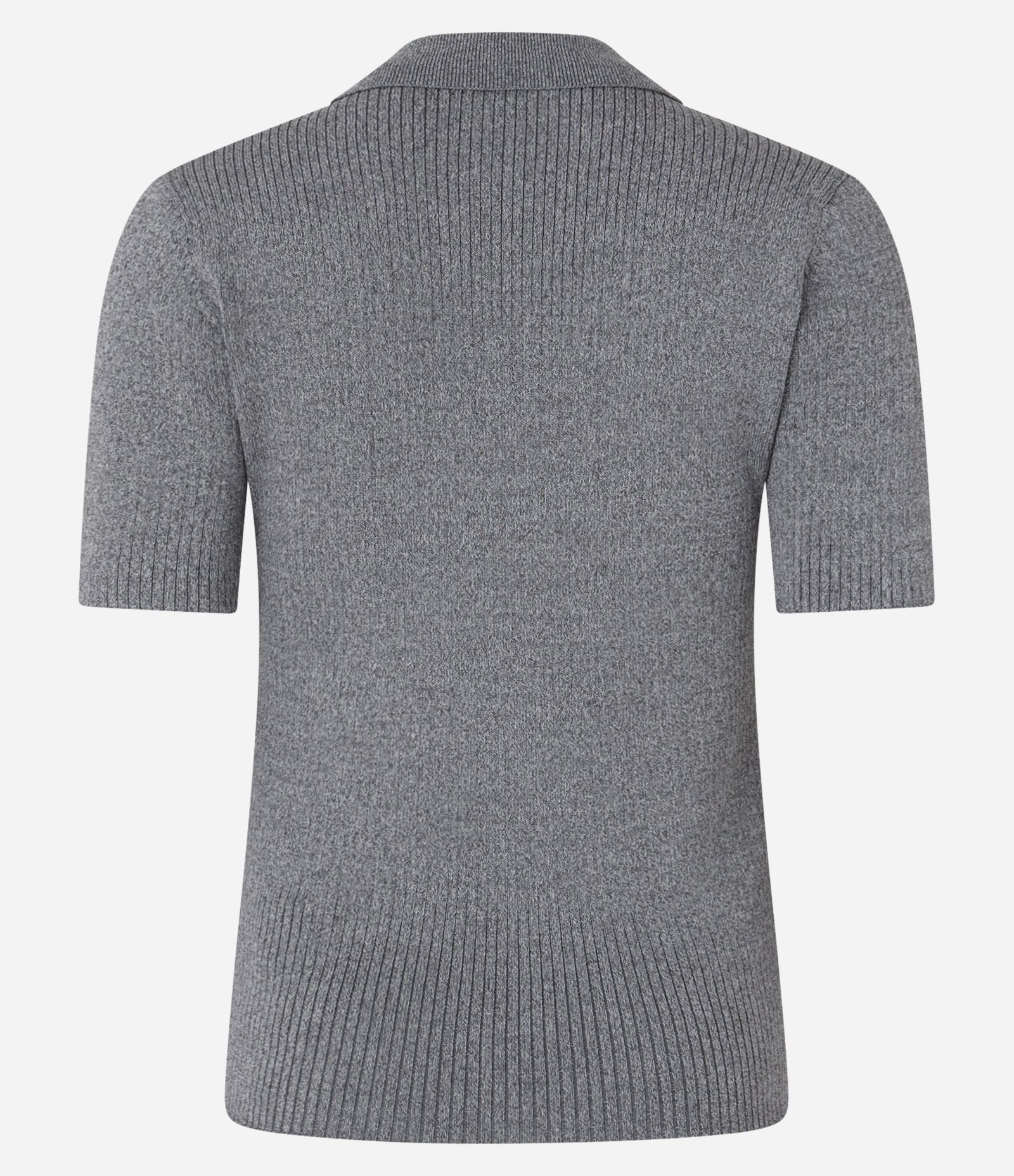Blusa em Tricô com Gola Polo e Meio Zíper 10