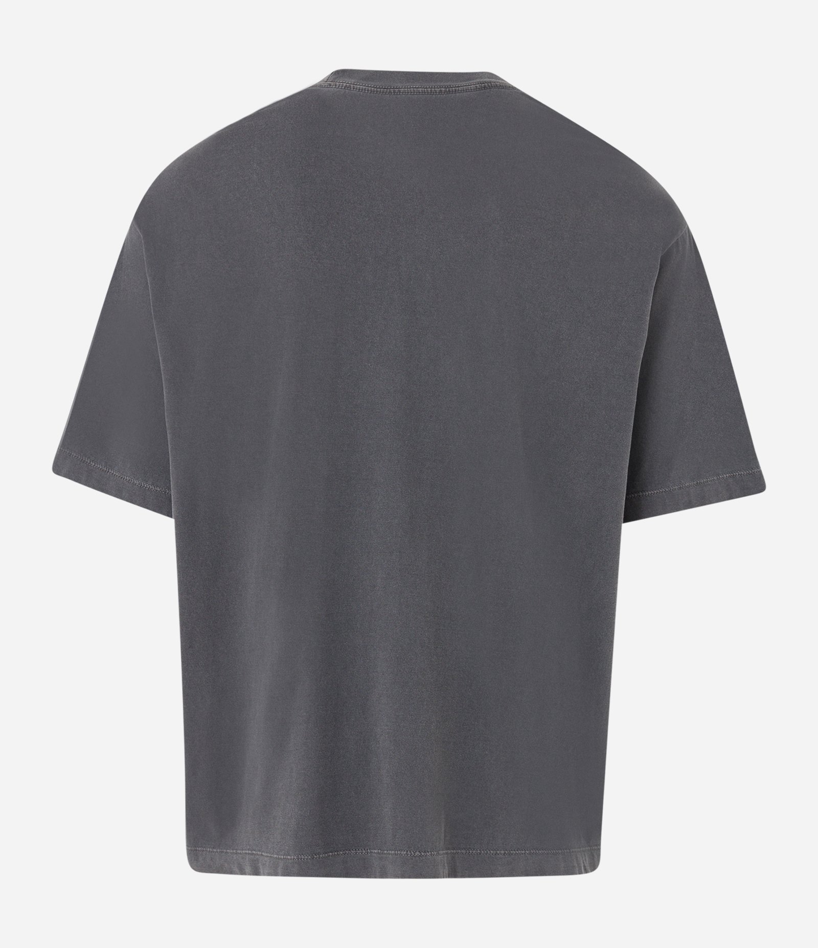 Camiseta Boxy em Algodão com Estampa Beetlejuice Cinza 4