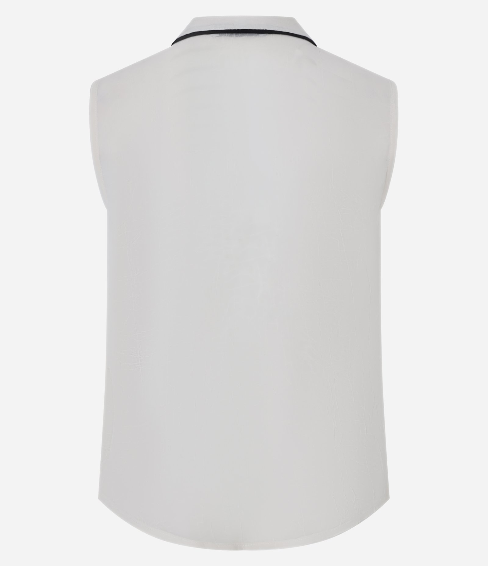 Blusa em Chiffon Com Botões Frontais Branco 7