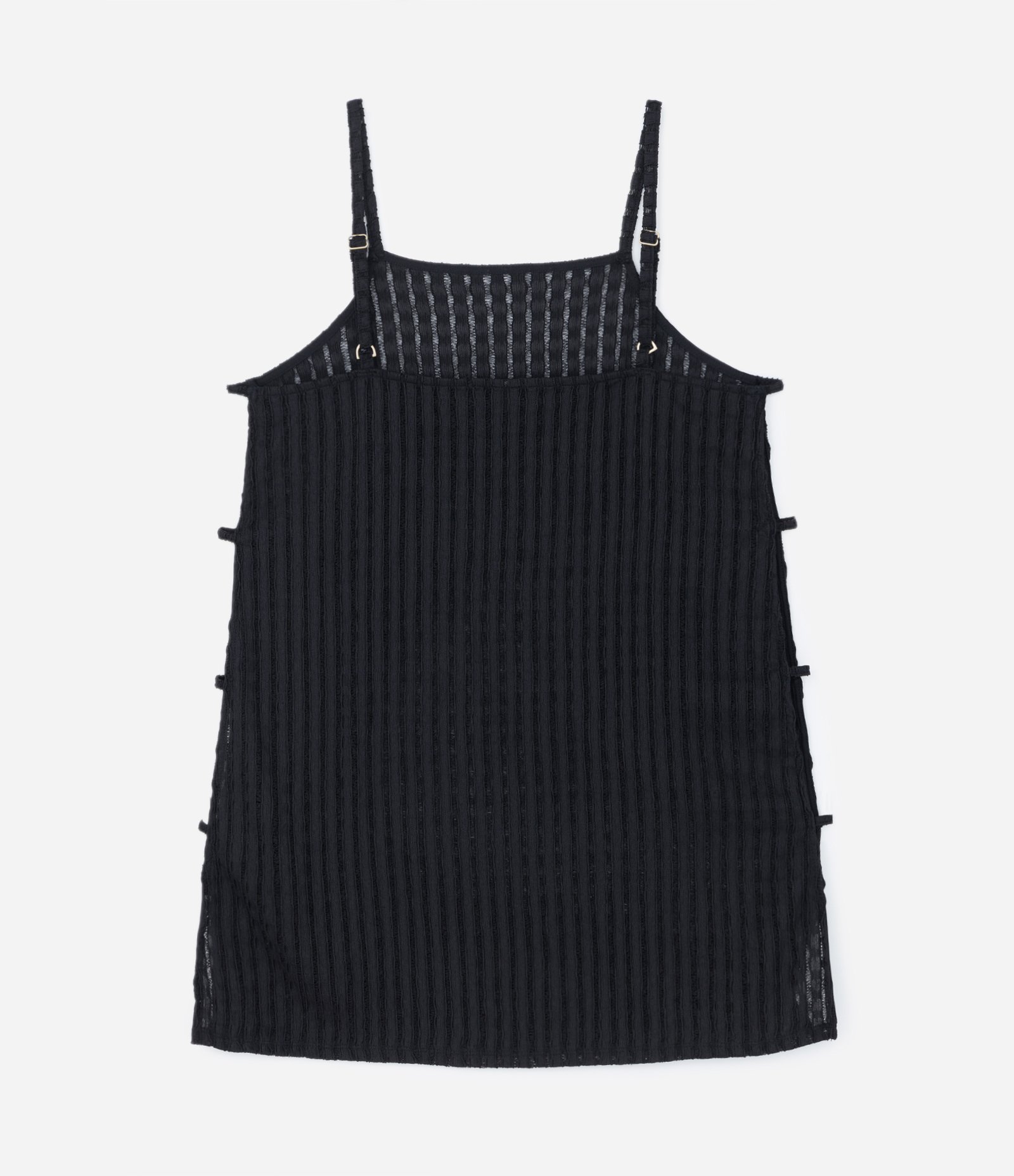 Saída de Praia Vestido Texturizado com Aberturas Laterais Curve & Plus Size Preto 6