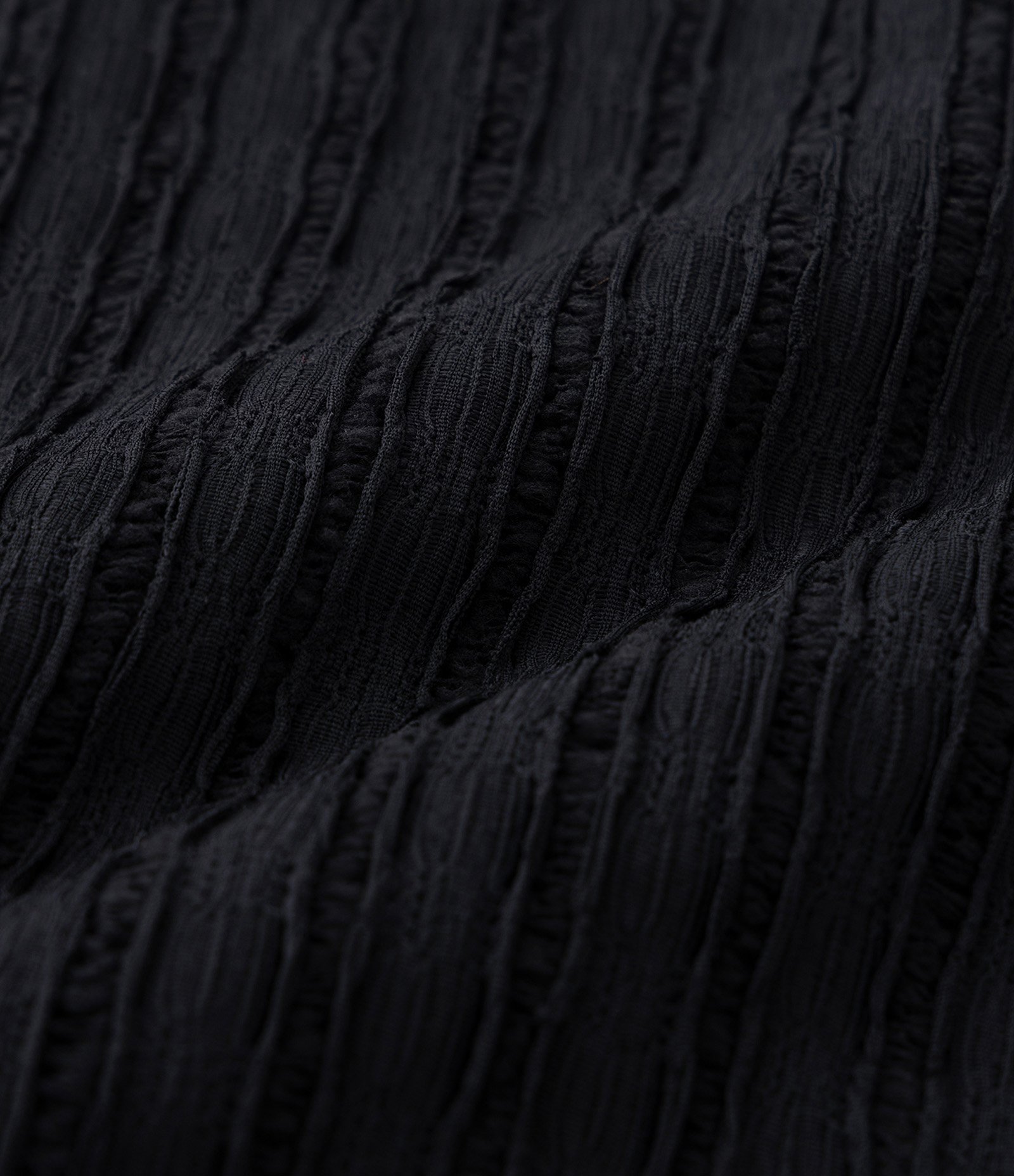 Saída de Praia Vestido Texturizado com Aberturas Laterais Curve & Plus Size Preto 7