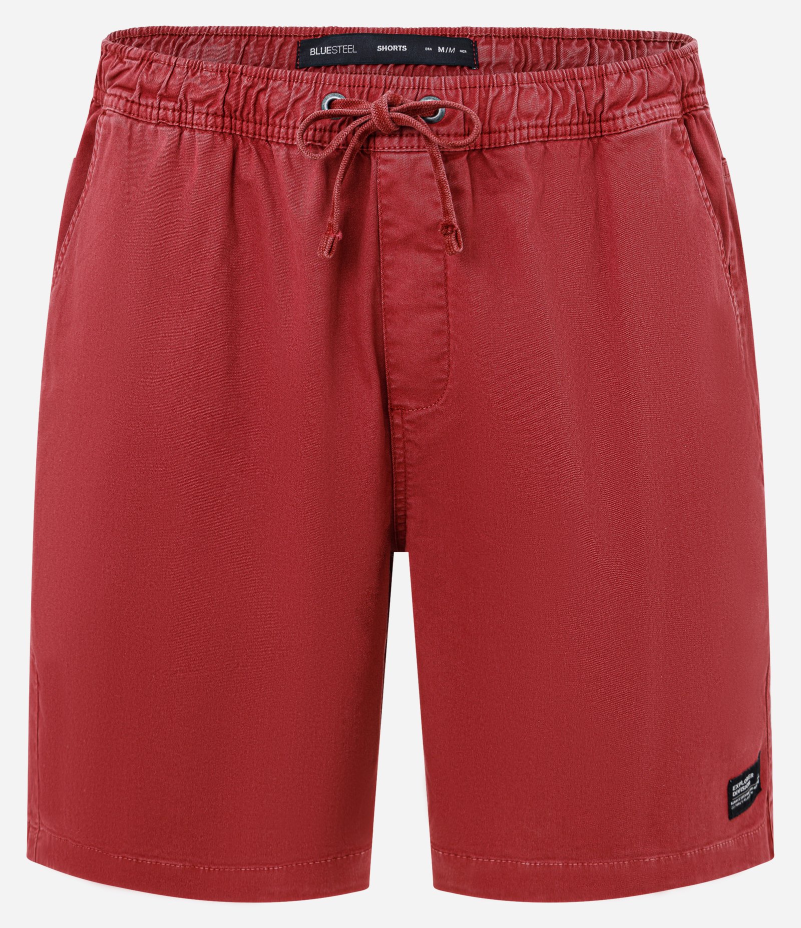 Bermuda Regular em Sarja Lavada com Amarração no Cós 5