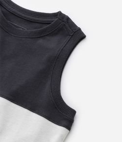 Regata Infantil com Recortes Contrastantes - Tam 1 a 6 Anos