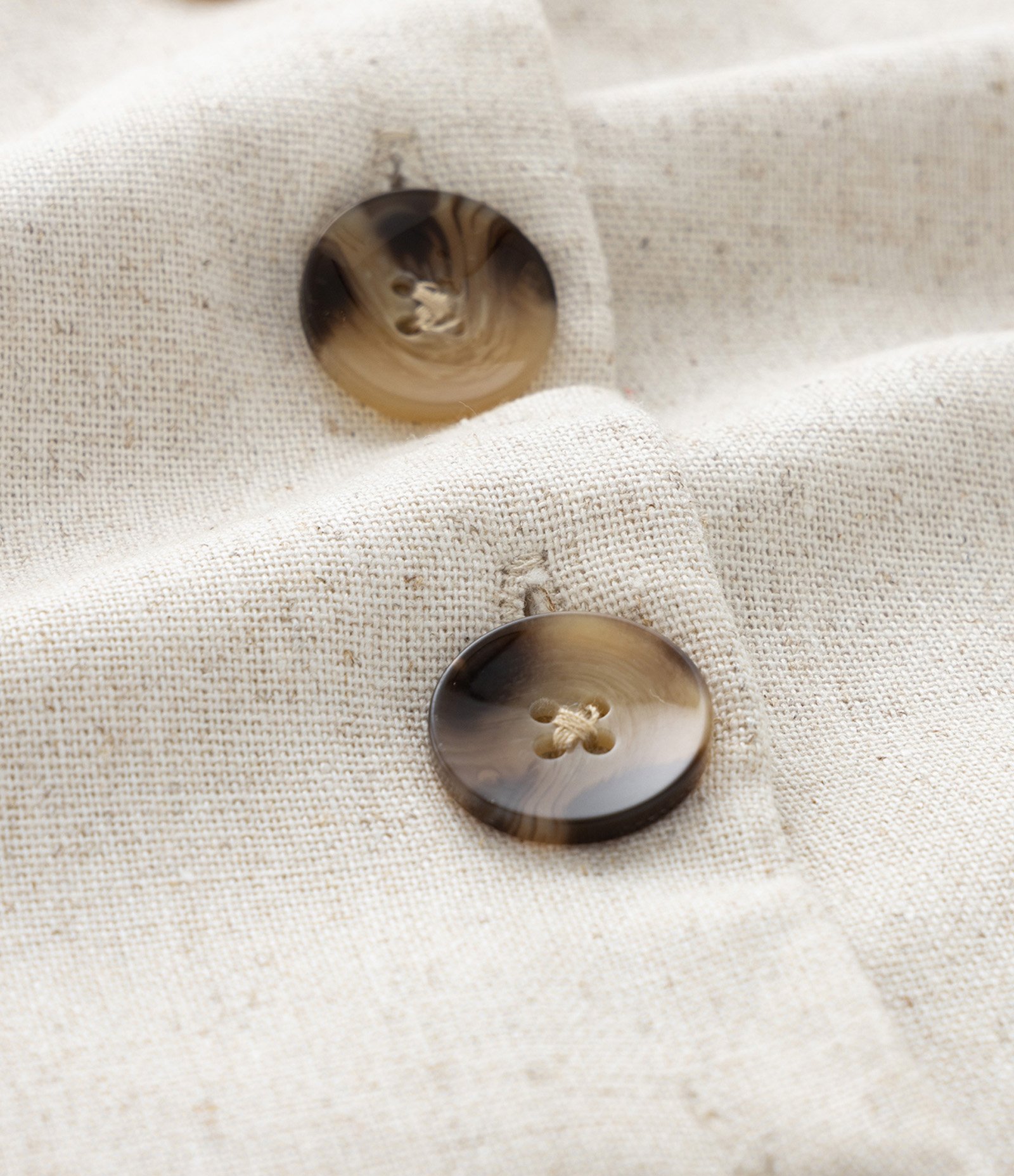 Colete Curto em Viscose e Linho Efeito Cru Curve & Plus Size Bege Cru 6