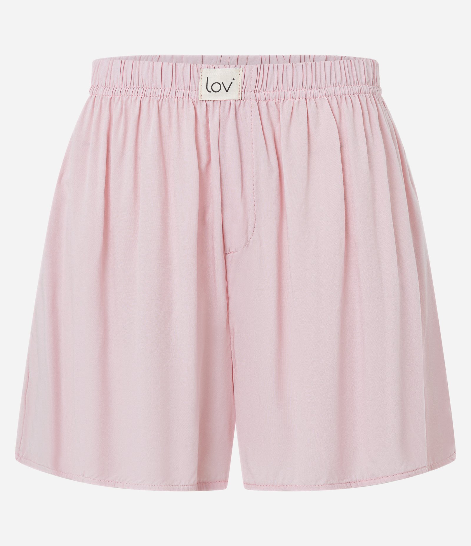 Short Boxer de Pijama em Viscose com Cós Elástico Rosa Claro 5