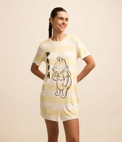 Camisola Estampa Pooh em Viscose