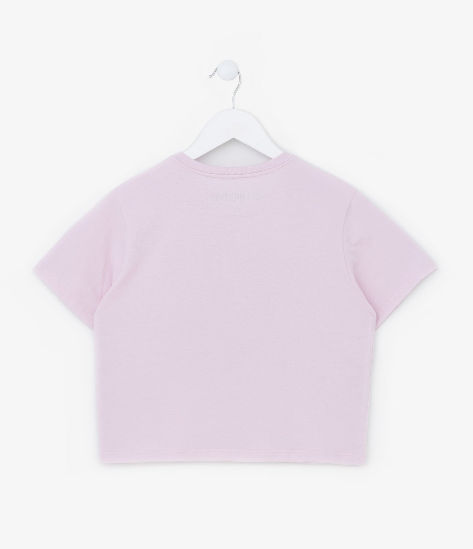 Camiseta Curta Infantil em Algodão com Estampa do Harry Potter - Tam 7 a 14 Anos Rosa 2