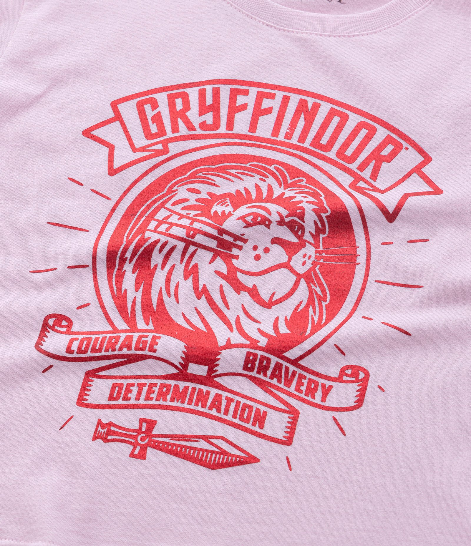 Camiseta Curta Infantil em Algodão com Estampa do Harry Potter - Tam 7 a 14 Anos Rosa 4