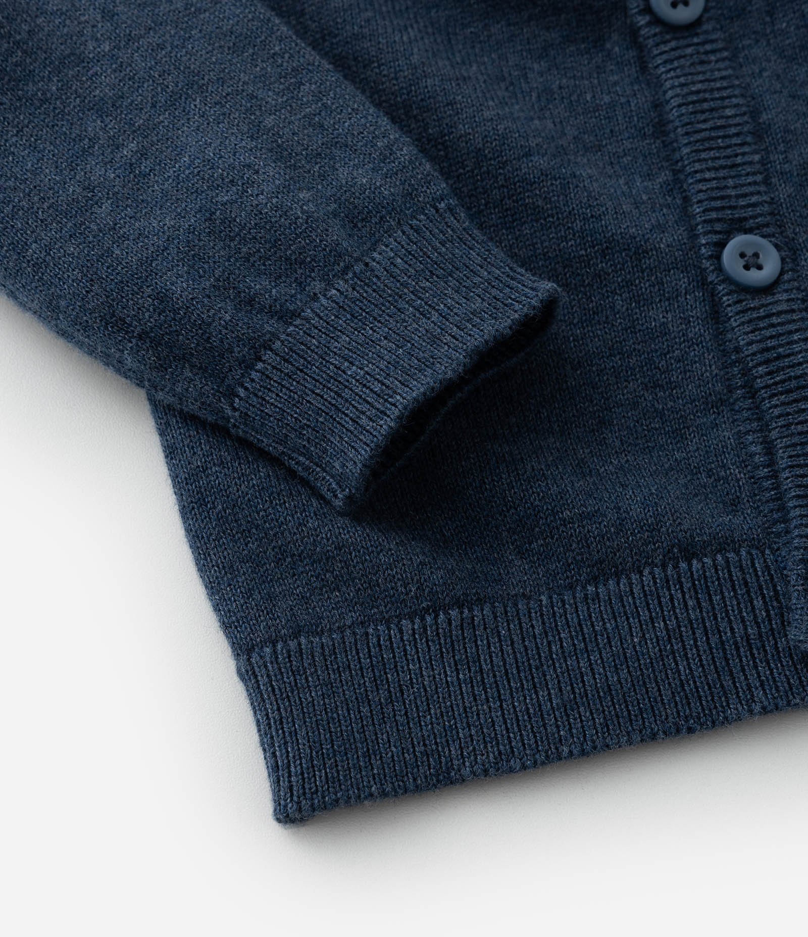 Cardigan Infantil em Tricô com Bordado Ursinho - Tam 0 a 18 meses Azul 6