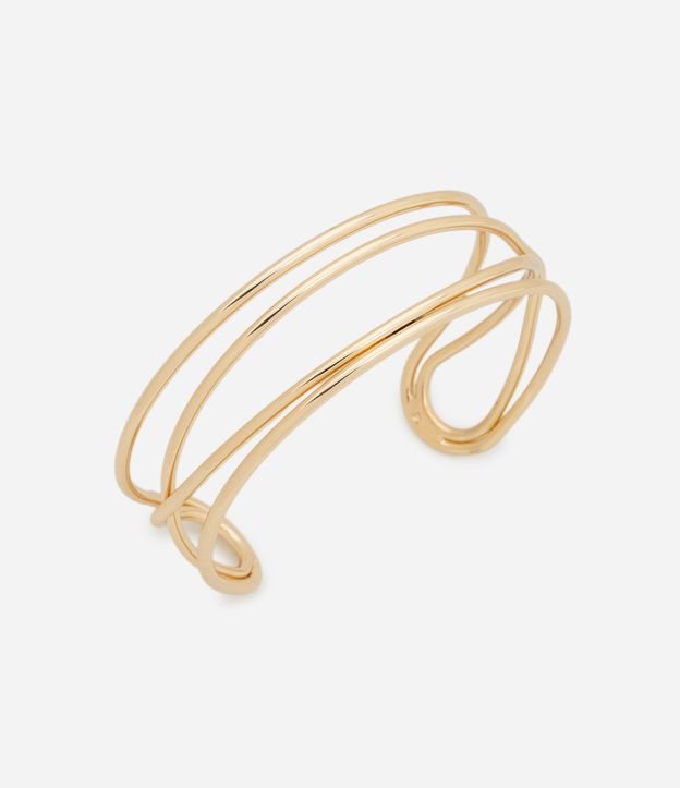 Bracelete com Formato Aramado