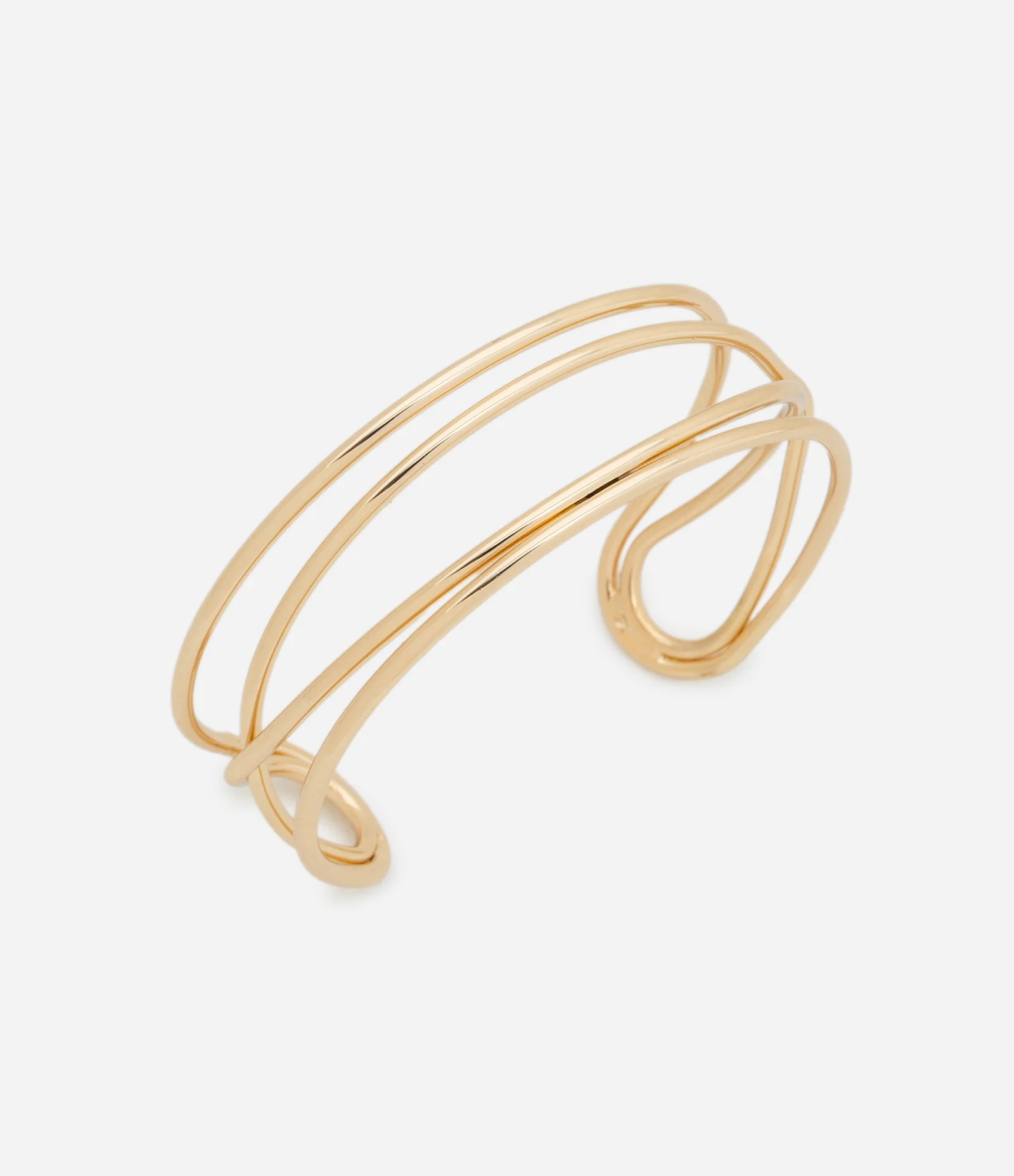 Bracelete com Formato Aramado Dourado 1