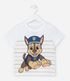 Imagem miniatura do produto Camiseta Infantil com Estampa do Chase da Patrulha Canina - Tam 2 a 5 Anos Branco Neve 1