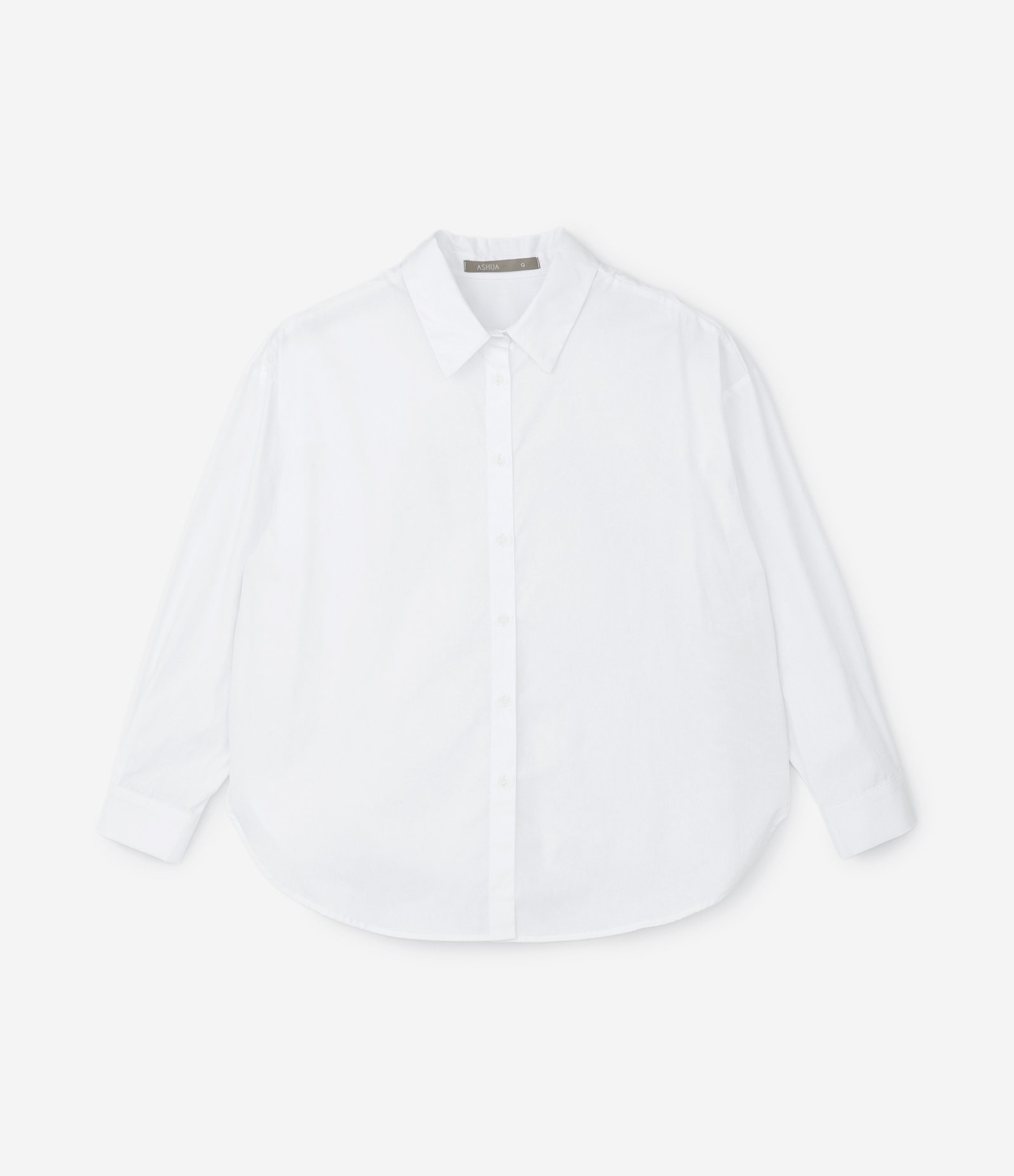Camisa Básica Alongada em Tricoline Curve & Plus Size Branco 6