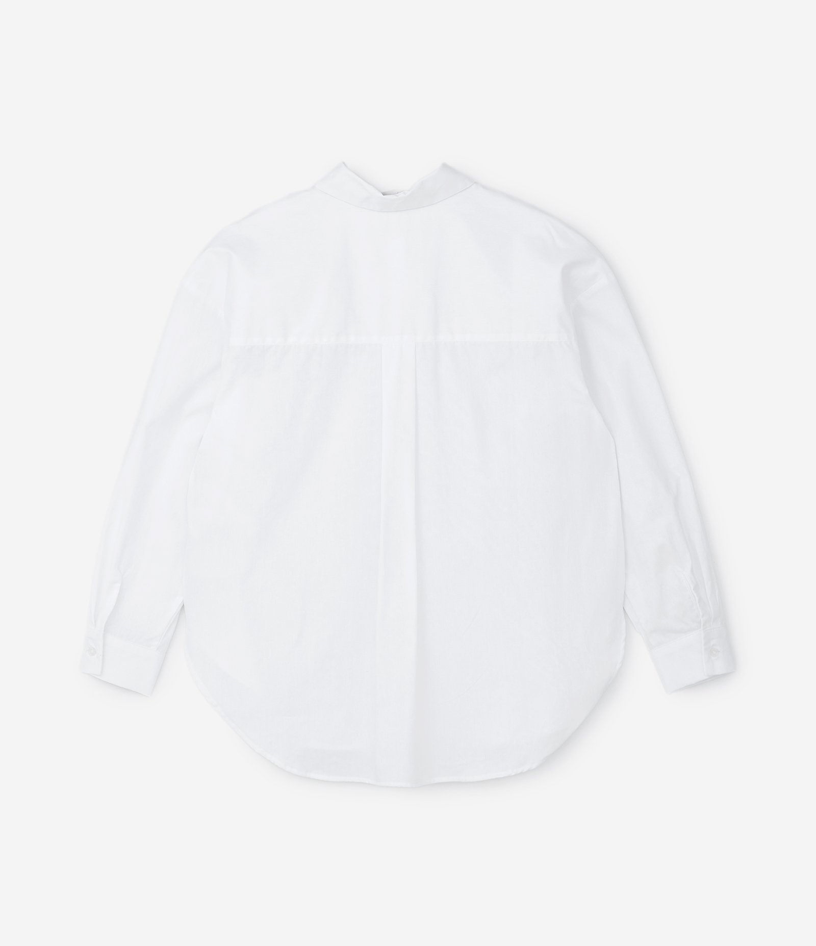 Camisa Básica Alongada em Tricoline Curve & Plus Size Branco 7