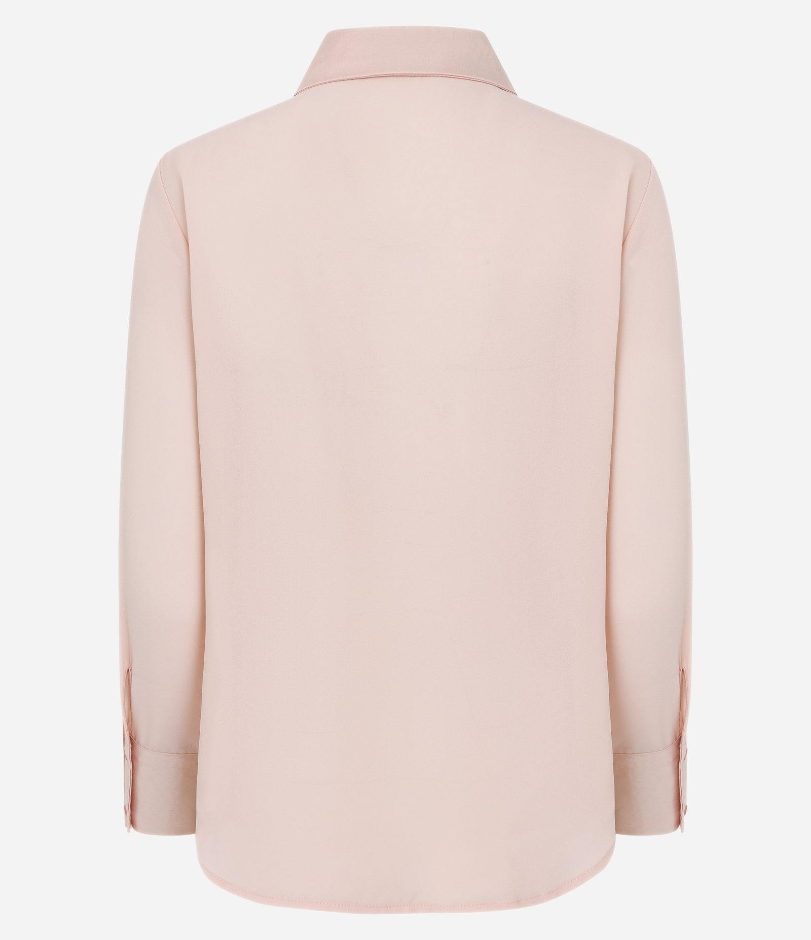 Camisa Acetinada em Crepe com Abotoamento Champagne 7