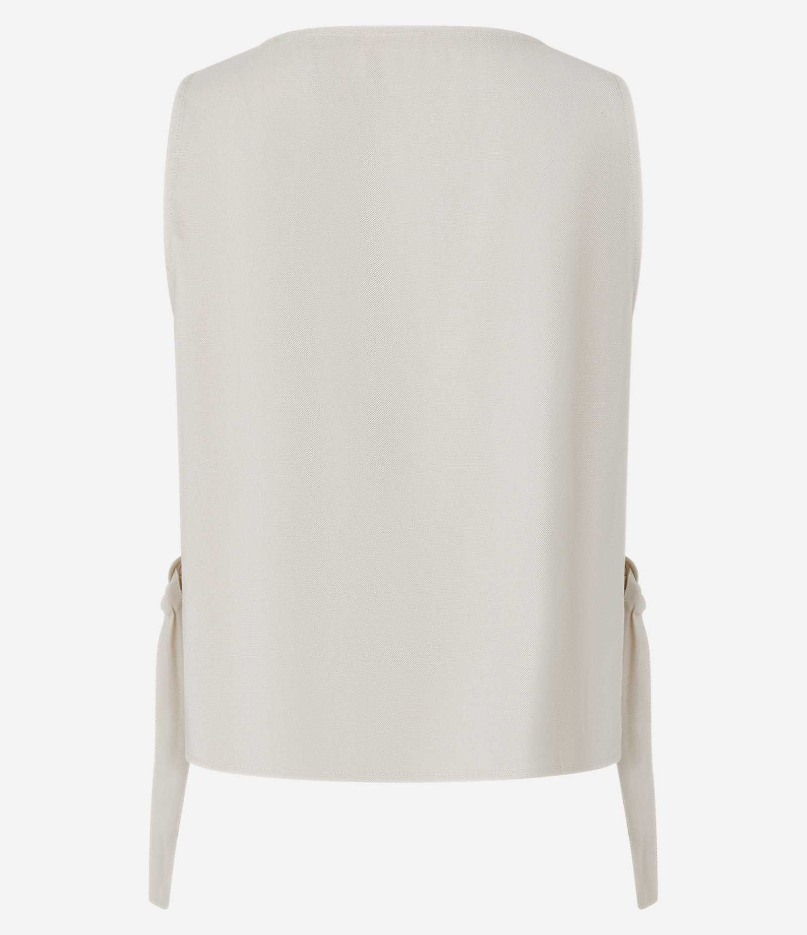 Blusa em Viscose com Alça Larga e Detalhe de Fivela na Lateral Off White 6