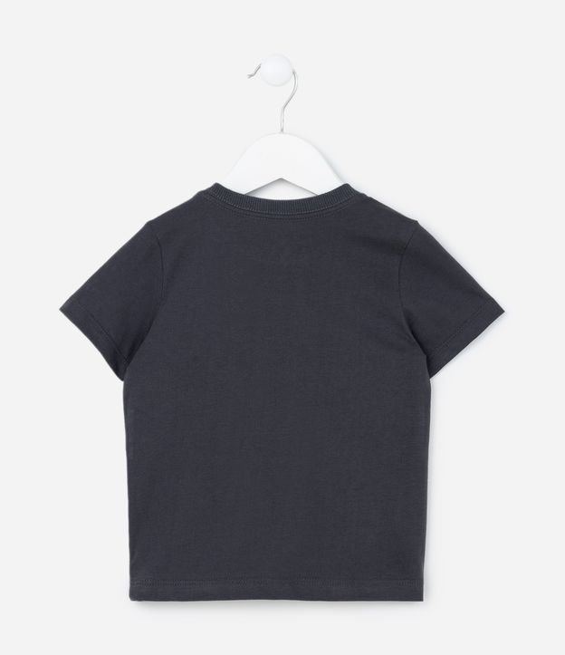 Camiseta Infantil com Estampa do Relâmpago McQueen de Carros -Tam 2 a 5 Anos