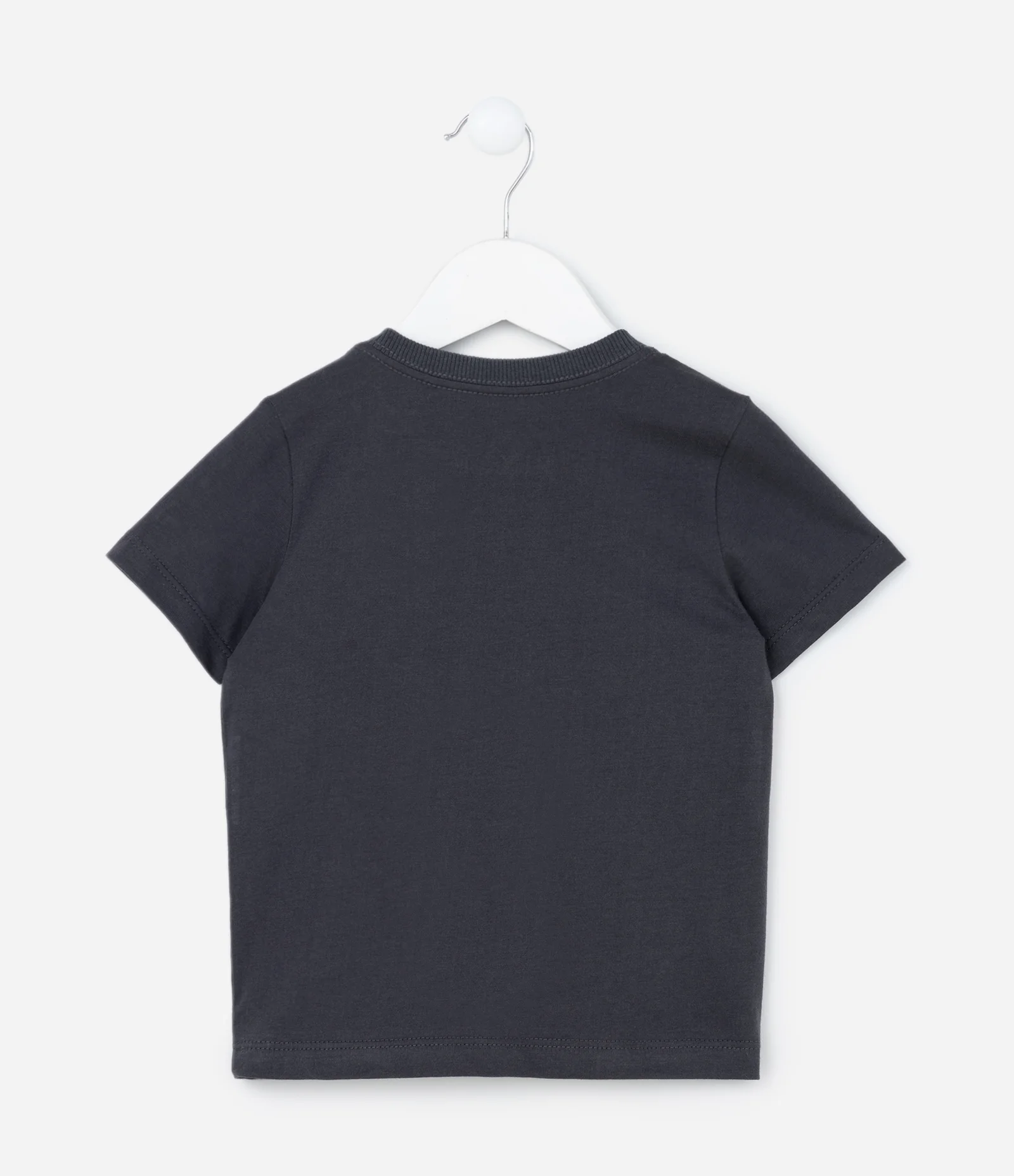 Camiseta Infantil com Estampa em Gel do Relâmpago McQueen -Tam 2 a 5 Anos Cinza 2