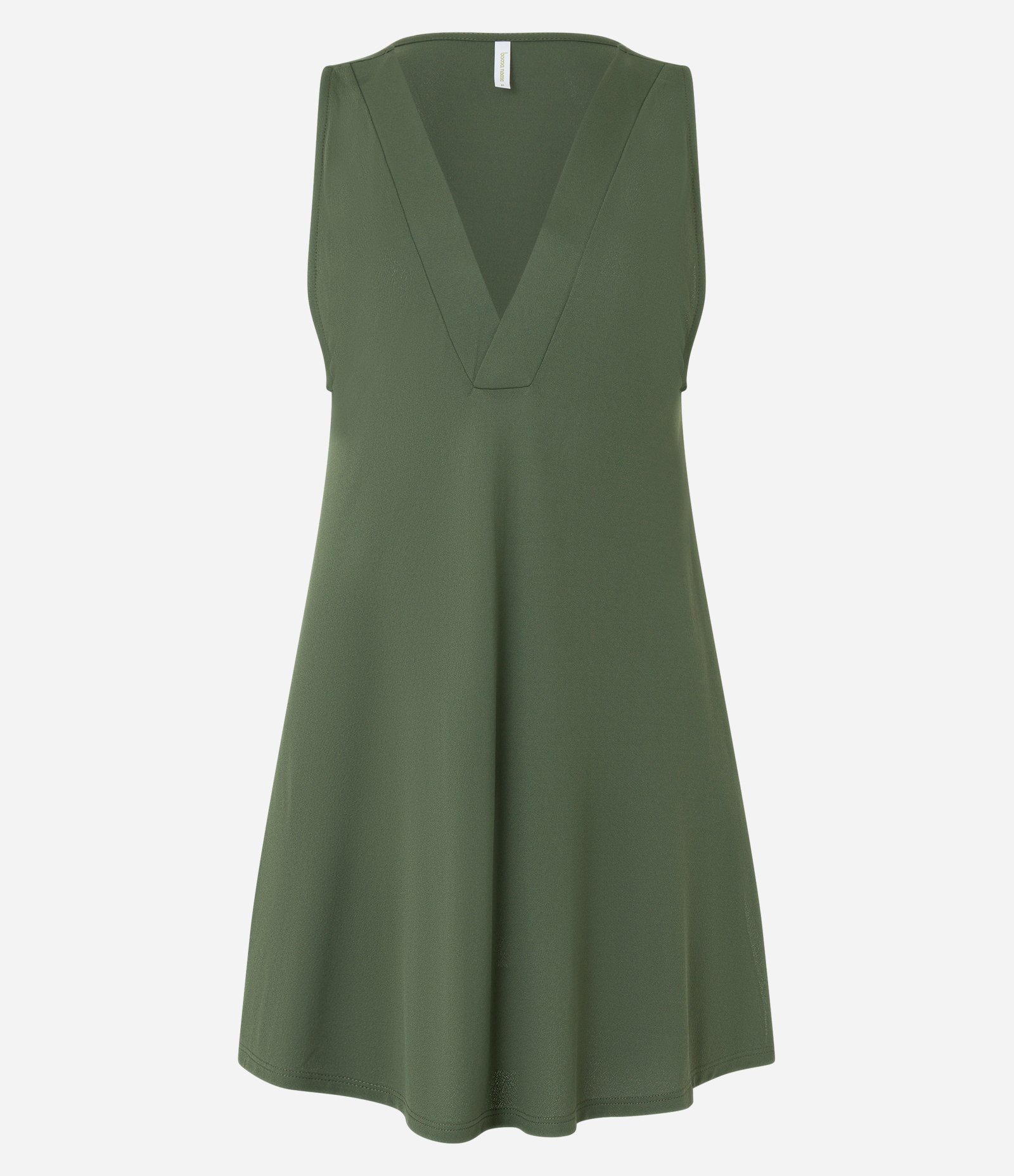 Saída de Praia Vestido Sem Manga em Crepe 4