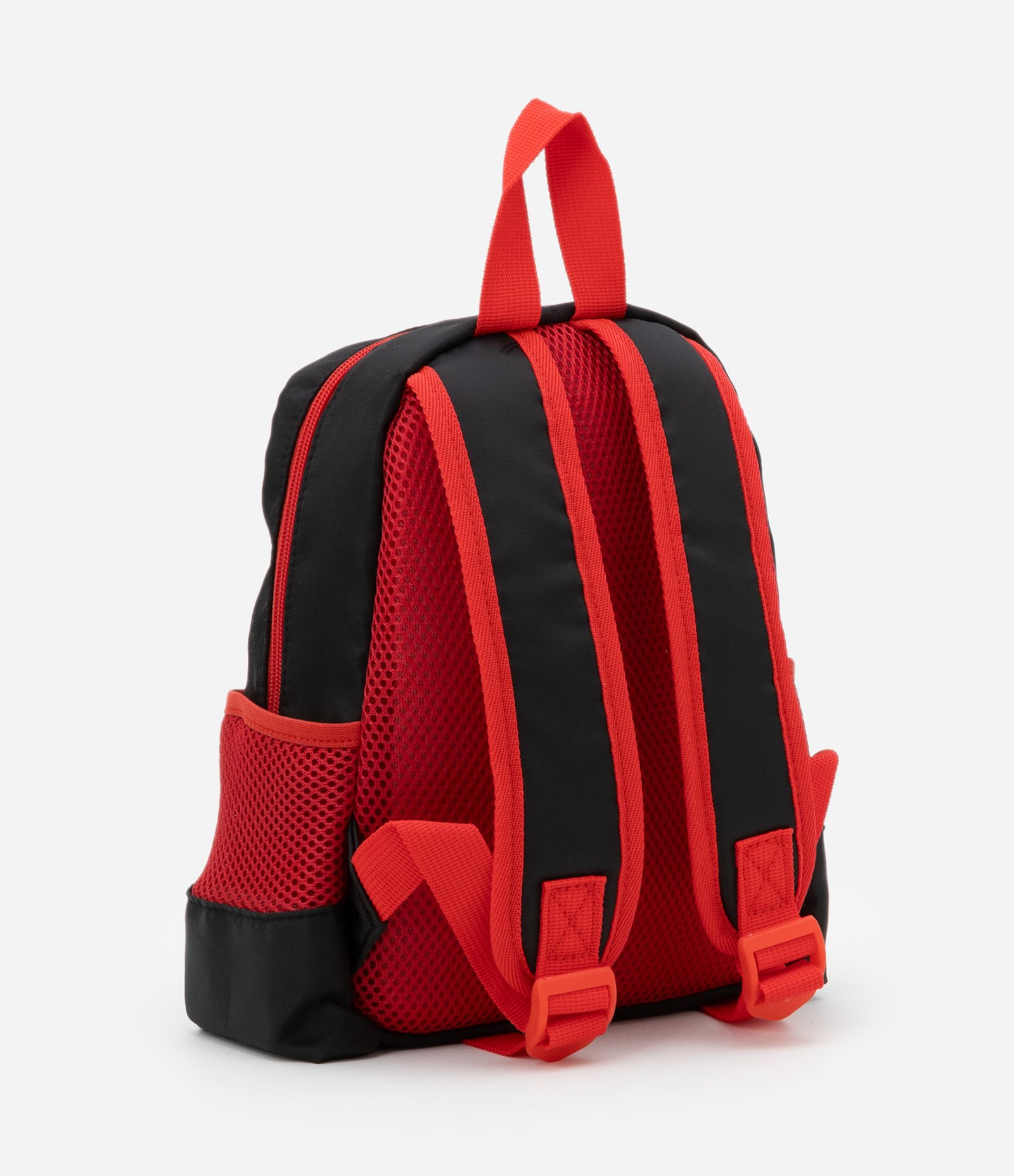 Mochila Infantil com Bolso de Telinha e Estampa Hello Kitty - Tam U Preto 4