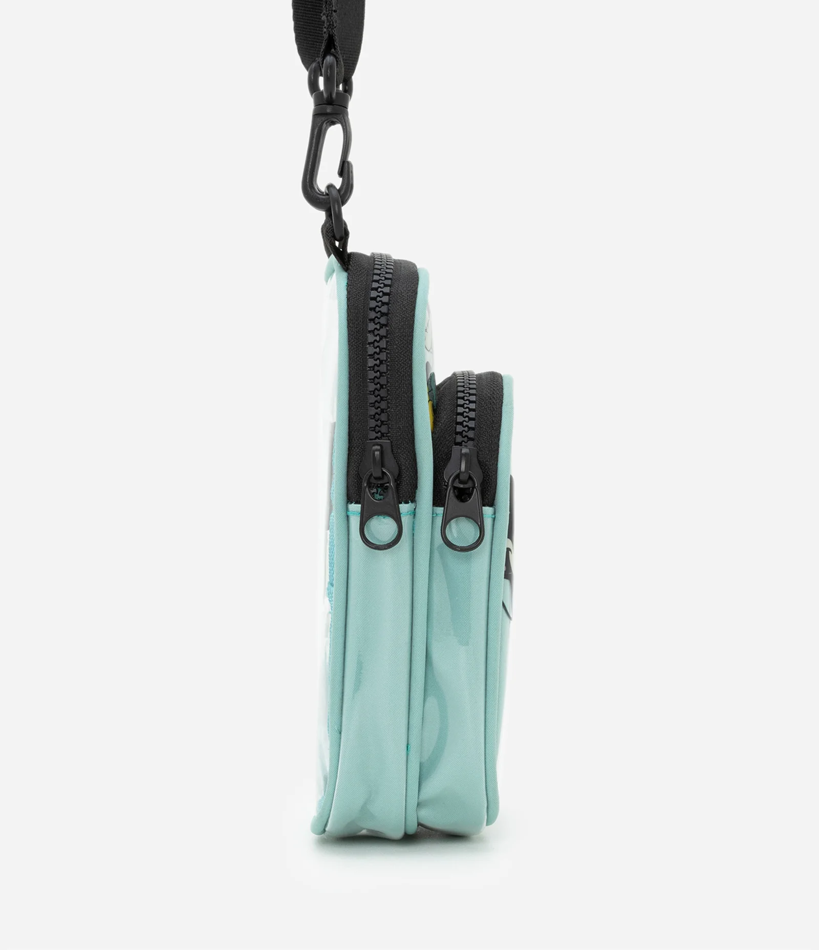 Bolsa Transversal Infantil com Bolso e Estampa do Mickey - Tam U Verde 2