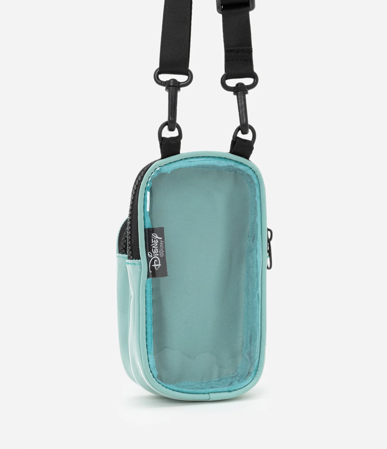 Bolsa Transversal Infantil com Bolso e Estampa do Mickey - Tam U Verde 3