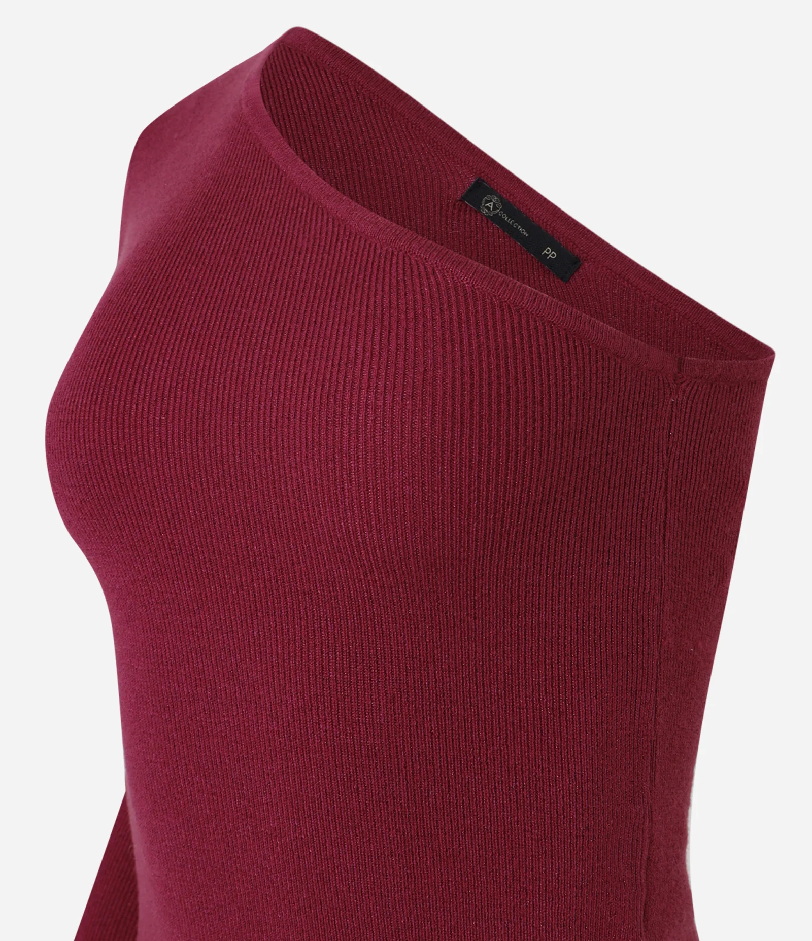 Blusa Ombro Só em Viscose com Manga Longa Vermelho 2