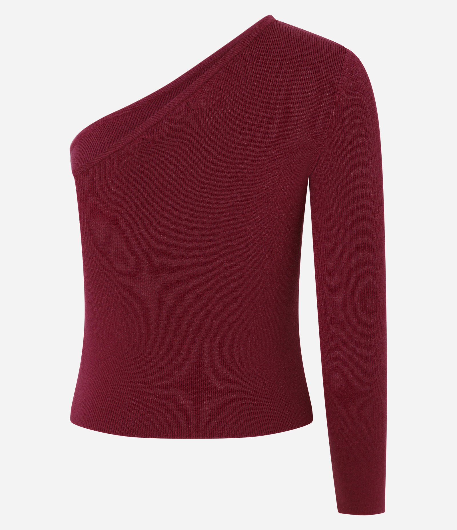 Blusa Ombro Só em Viscose com Manga Longa Vermelho 3