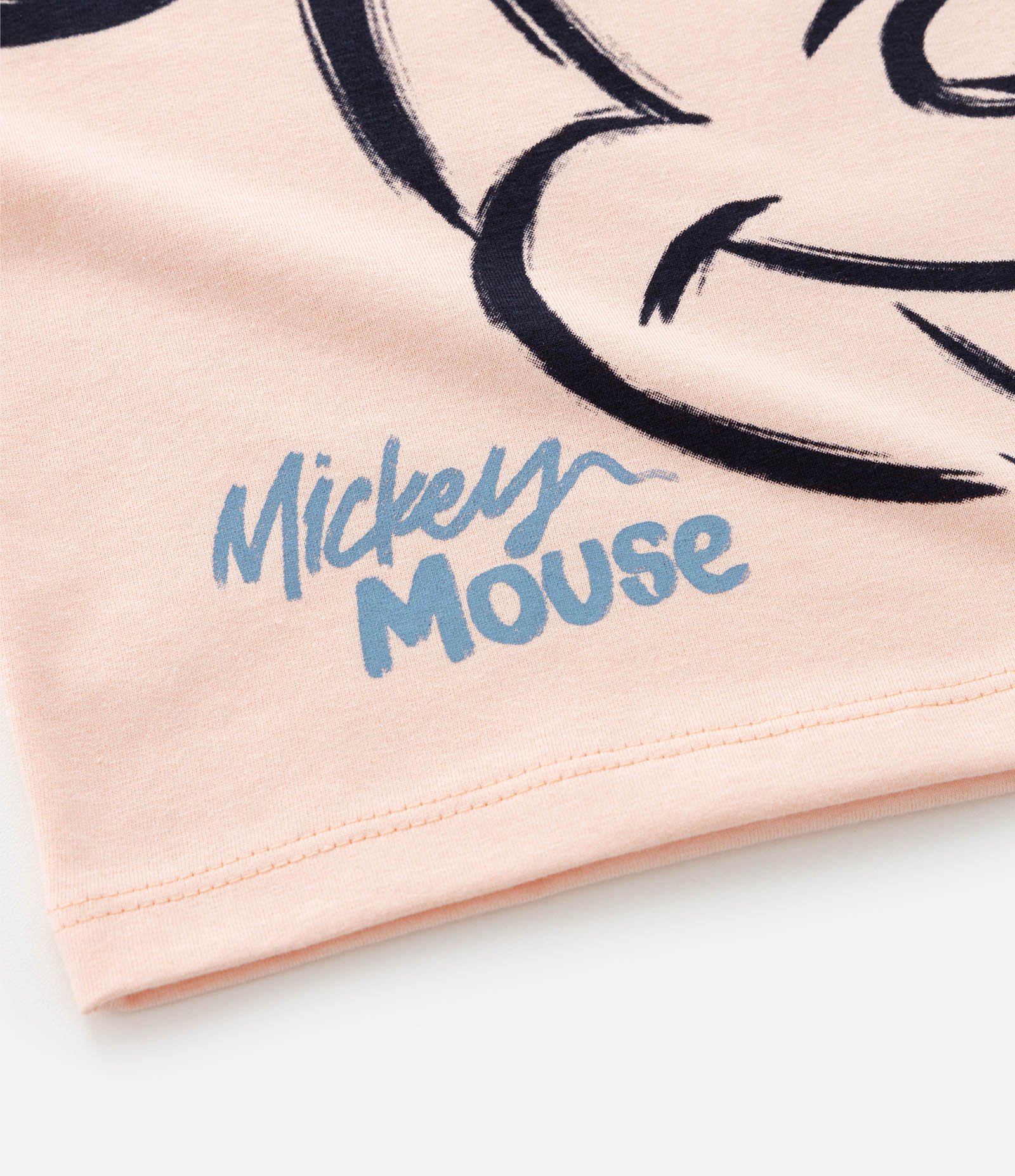 Camiseta Infantil com Estampa do Mickey - Tam 1 a 5 Anos Laranja 5