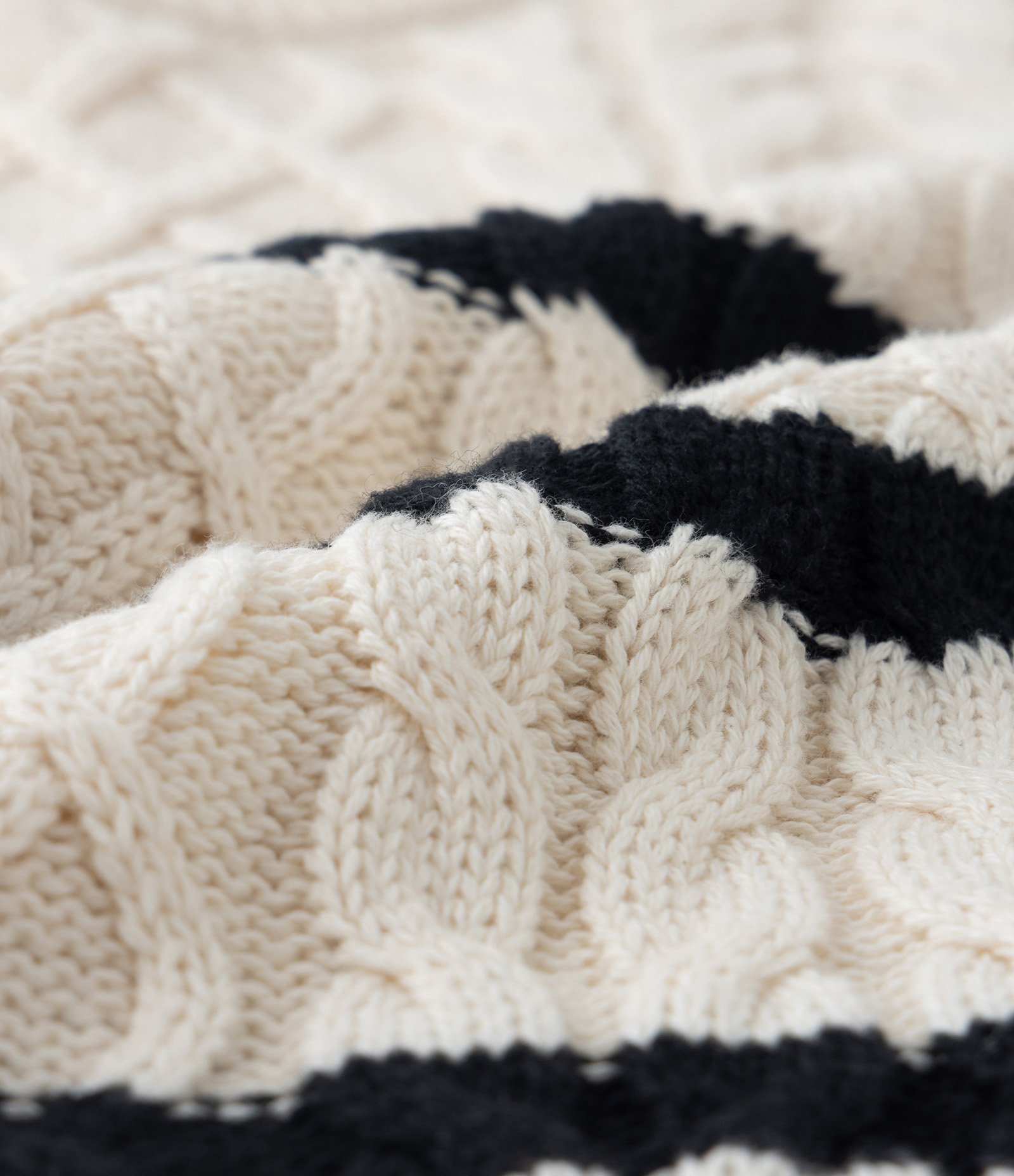 Suéter Infantil com Barra Diferenciada e Listras - Tam 1 a 5 Anos Bege/Azul 3